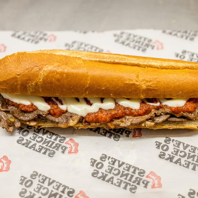 Pizza Steak Cheese.