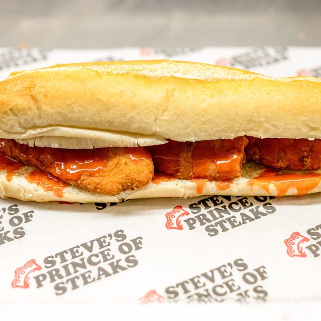 Buffalo Chicken Tender Sandwich.
