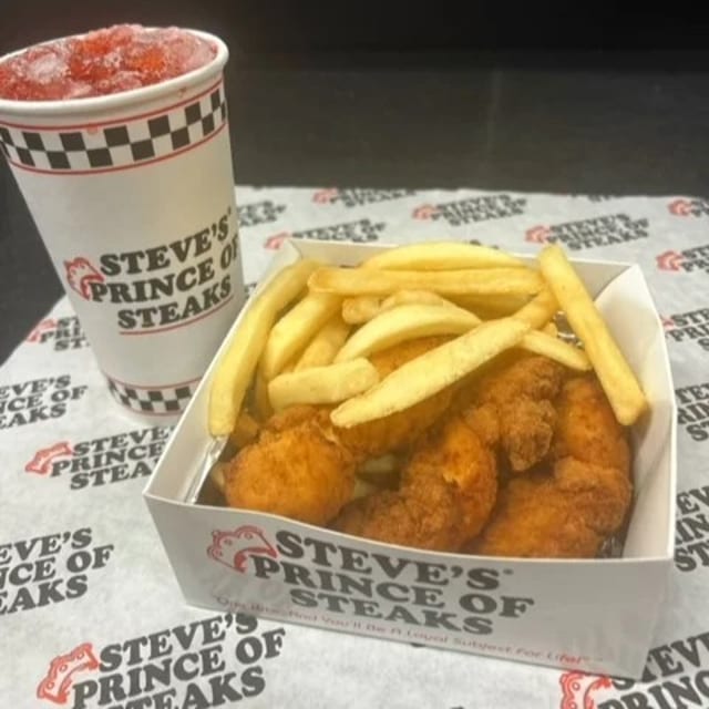Steve's Fries Kids Meal 3 Tenders.