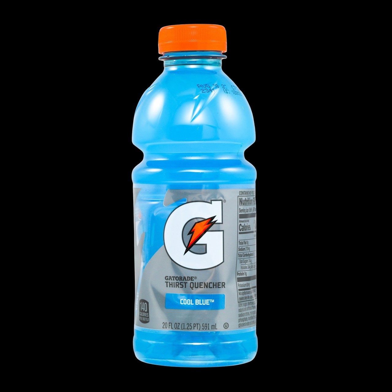 Cool Blue Bottled Gatorade.